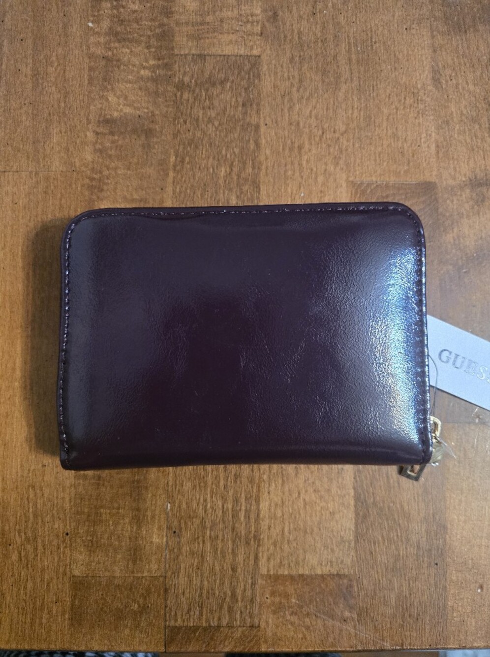 GUESS Purple Zip Wallet - Picture 2 of 3
